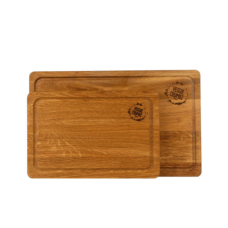 VEGGIE CRUMBZ Cutting Board "Oak"